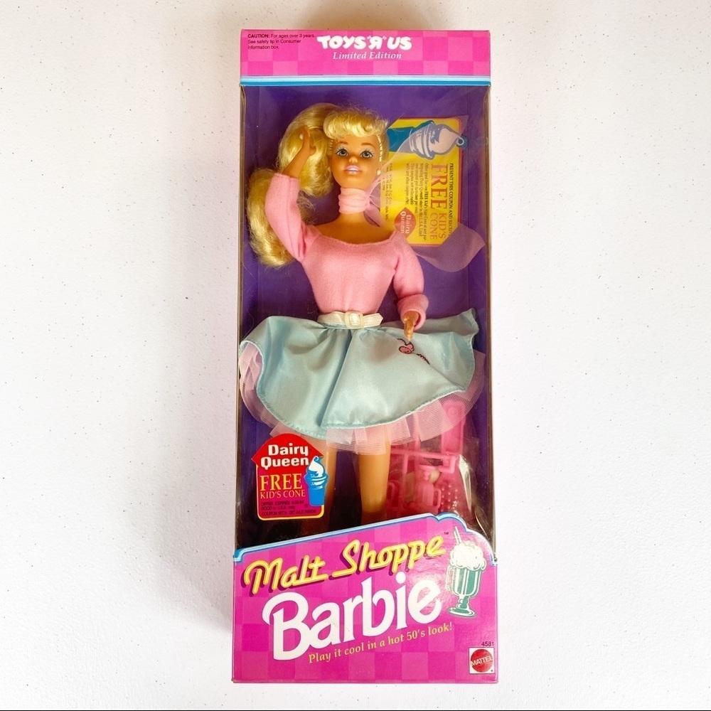 NEW Malt Shoppe Barbie Limited Edition 1992